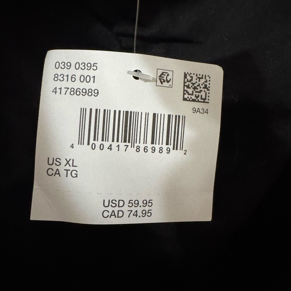 American Eagle Black Babydoll dress, long sleeve with Eyelet Detail Size XL - Picture 4 of 8